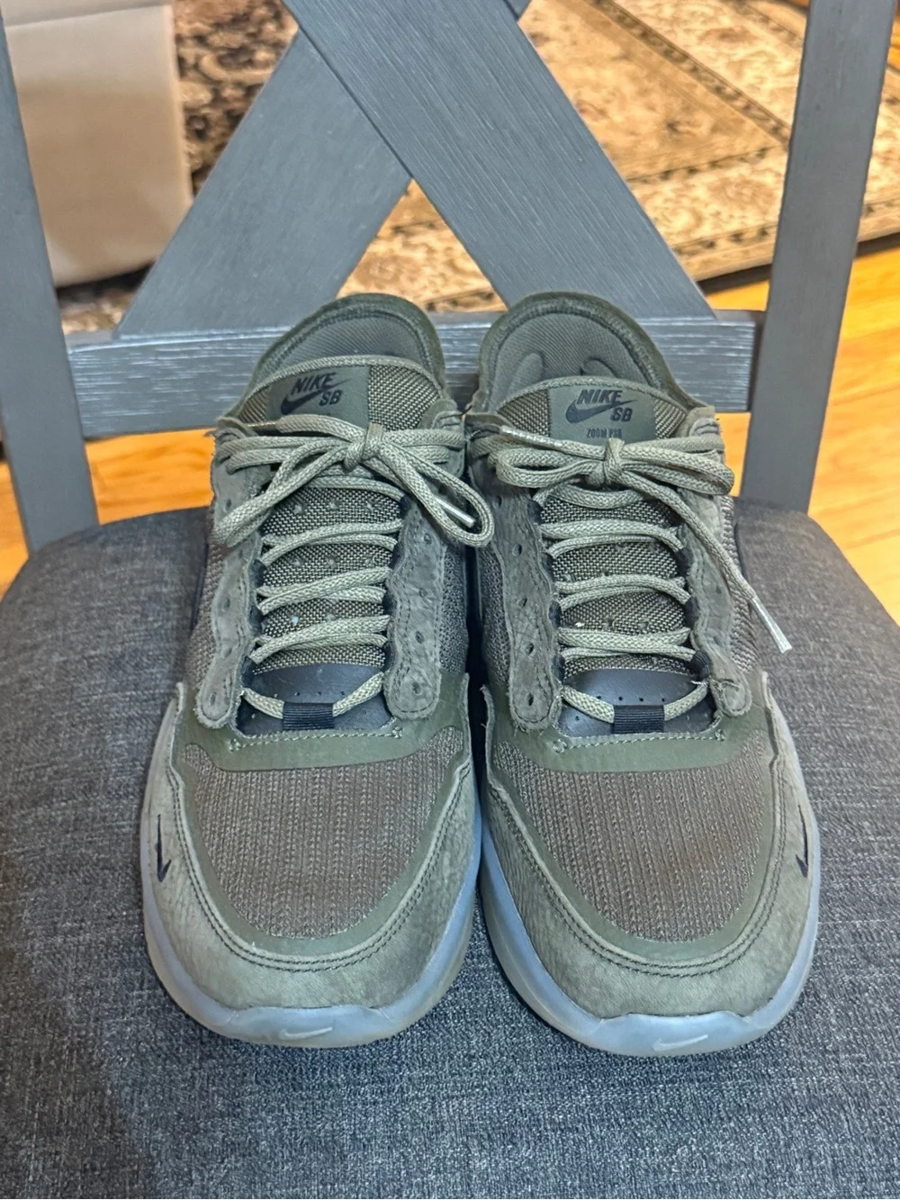 Nike SB PS8 Olive, Black & Sequoia Skate Shoes Size 11